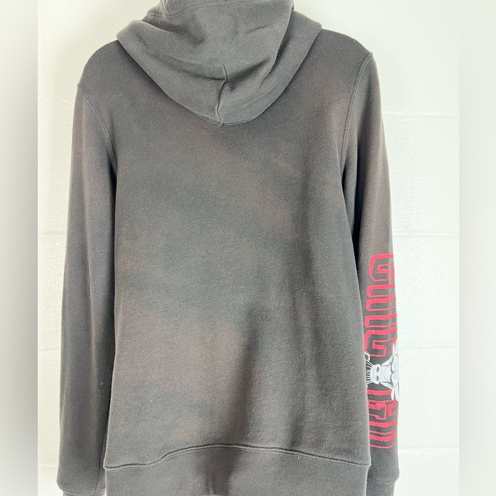 Bulls sweat jacket hoodie zip up Mens M Junkfood brand faded streetwear - Picture 4 of 7